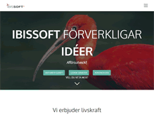 Tablet Screenshot of ibissoft.se